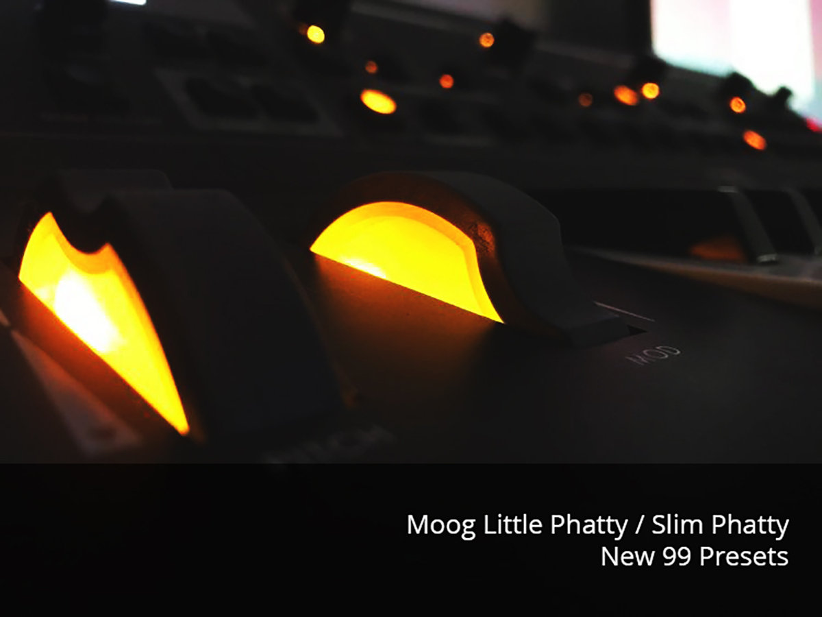 Moog Little Phatty and Slim Phatty preset pack